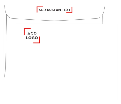 White 28lb 9 1/2 x 12 1/2 Booklet Envelopes with Peel & Seal
