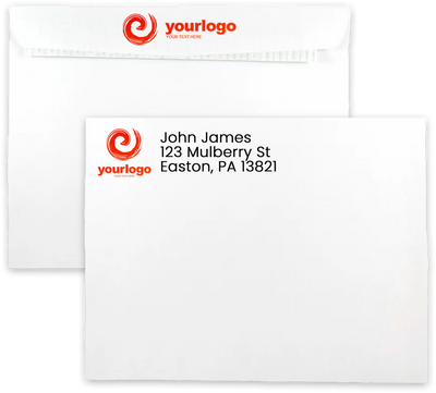 White 28lb 10 x 13 Booklet Envelopes with Peel & Seal