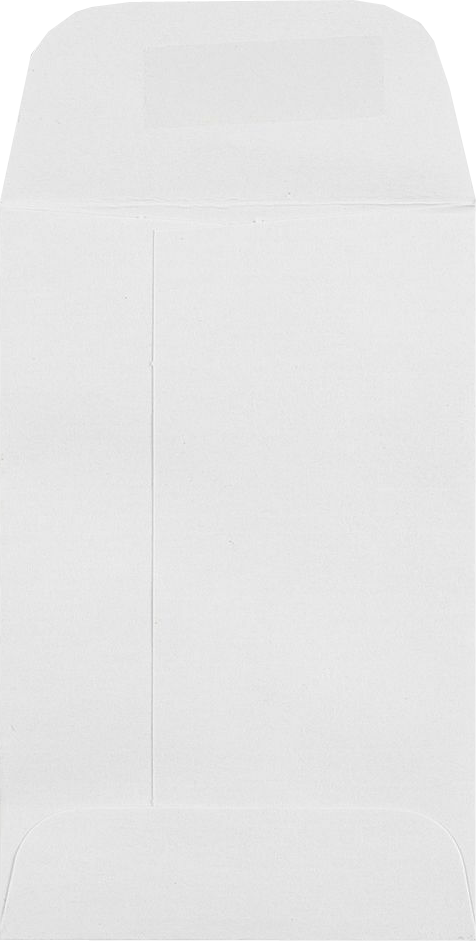 White 28lb #1 Coin Envelopes (2 1/4 x 3 1/2) with Peel & Seal