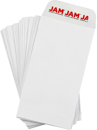 White 28lb #5 Coin Envelopes (2 7/8 x 5 1/4) with Peel & Seal