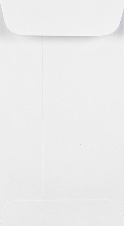 White 28lb #5 Coin Envelopes (2 7/8 x 5 1/4) with Peel & Seal