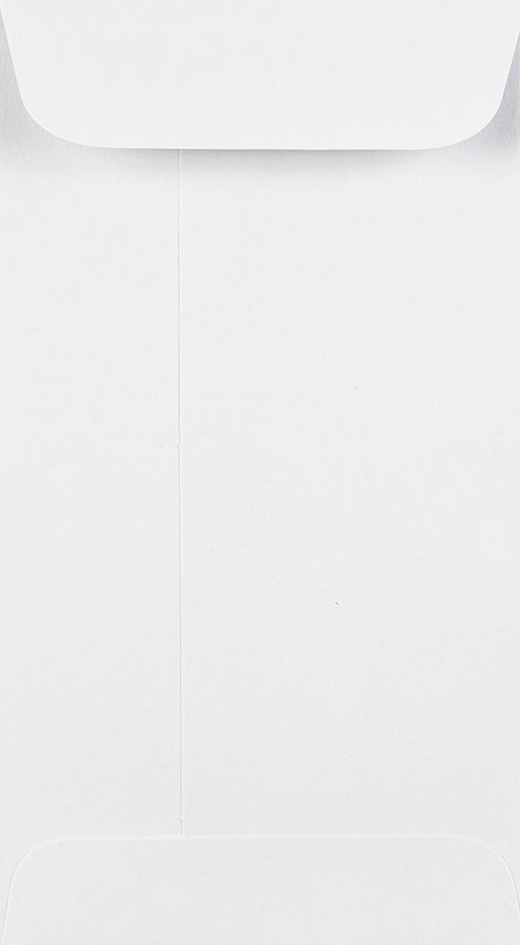 White 28lb #5 Coin Envelopes (2 7/8 x 5 1/4) with Peel & Seal