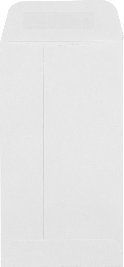 White 28lb #5 Coin Envelopes (2 7/8 x 5 1/4) with Peel & Seal