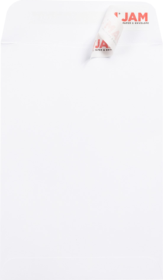 White 28lb 1 Scarf 4 5/8 x 6 3/4 Envelopes with Peel & Seal
