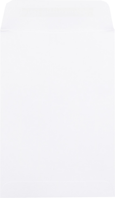White 28lb 1 Scarf 4 5/8 x 6 3/4 Envelopes with Peel & Seal