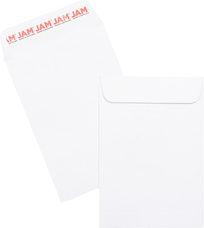 White 28lb 1 Scarf 4 5/8 x 6 3/4 Envelopes with Peel & Seal