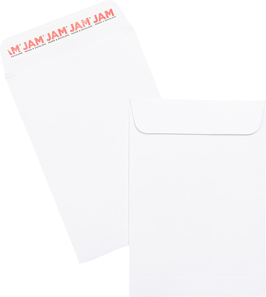 White 28lb 1 Scarf 4 5/8 x 6 3/4 Envelopes with Peel & Seal