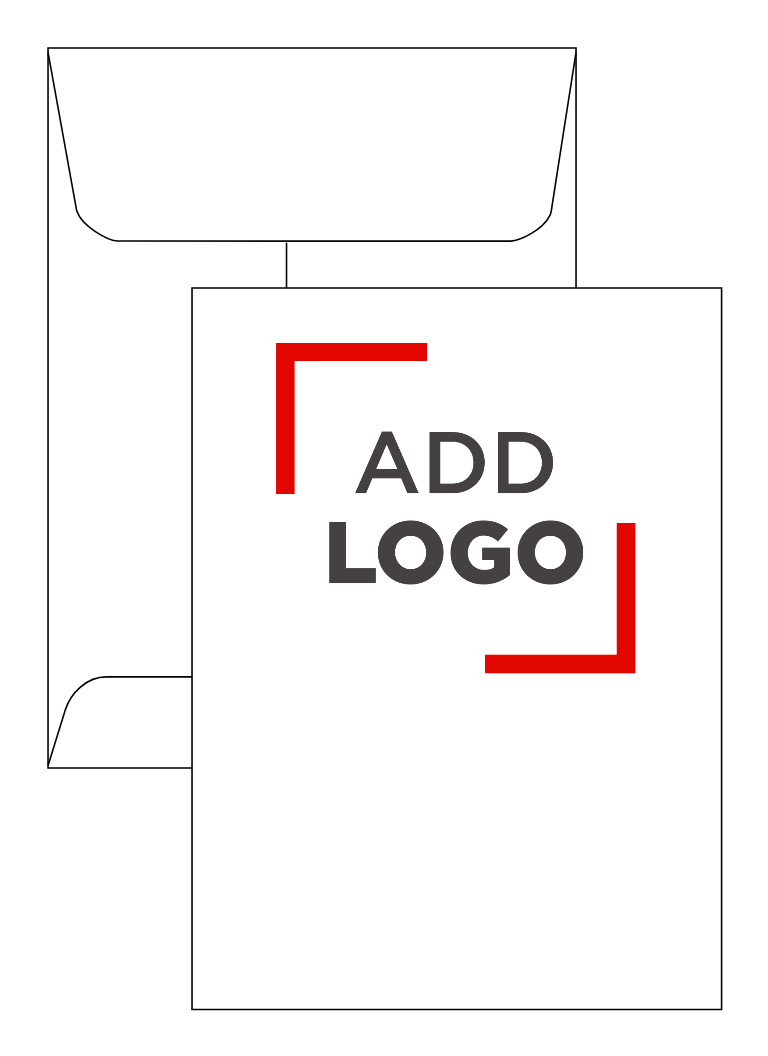 White 28lb 5 1/2 x 7 1/2 Open End Envelopes with Peel & Seal