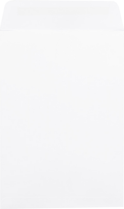White 28lb 7 x 10 Open End Envelopes with Peel & Seal