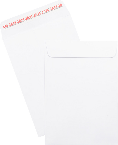White 28lb 7 x 10 Open End Envelopes with Peel & Seal