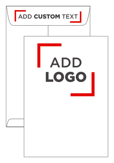 White 28lb 7 x 10 Open End Envelopes with Peel & Seal