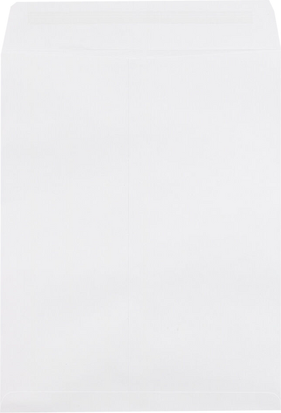 White 28lb 8 3/4 x 11 1/4 Open End Envelopes with Peel & Seal