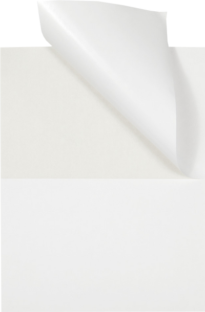 White 5 1/2 x 8 1/2 Half Sheet Shipping Labels