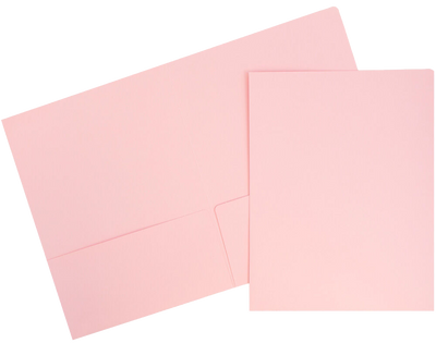 Baby Candy Pink 9 x 12 Matte Folders