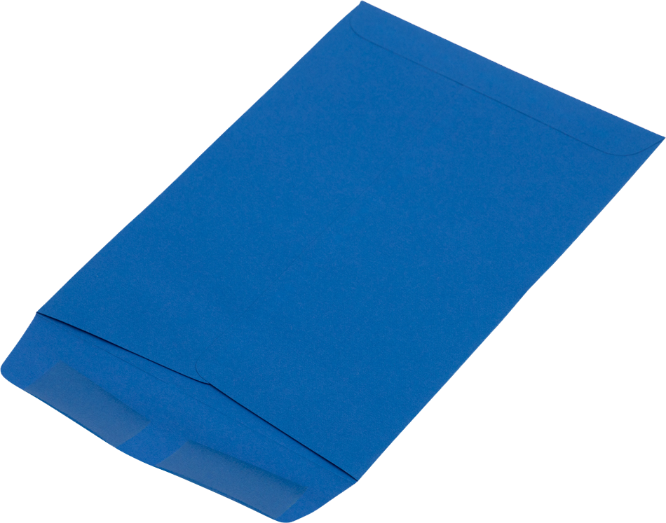 Presidential Blue 32lb 6 x 9 Open End Envelopes