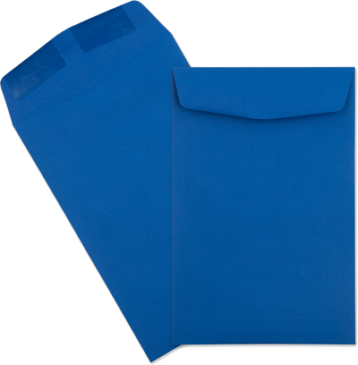 Presidential Blue 32lb 6 x 9 Open End Envelopes