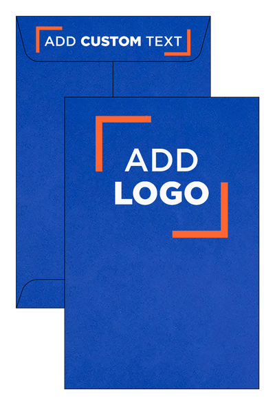 Presidential Blue 32lb 6 x 9 Open End Envelopes