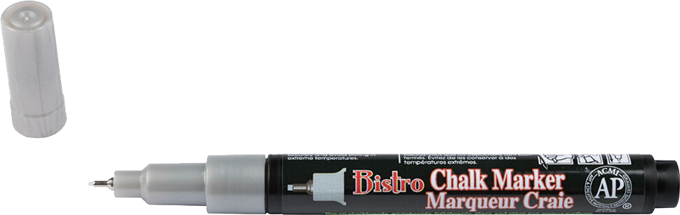 Silver Extra Fine Point Bistro Chalk Marker