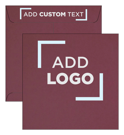 Burgundy Red 28lb 8 1/2 x 8 1/2 Square Envelopes