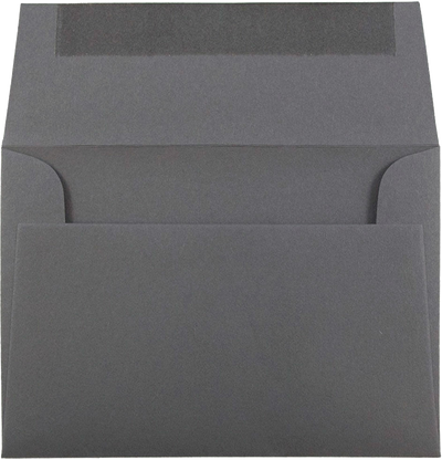 Dark Smoke Gray 28lb A1 Invitation Envelopes (3 5/8 x 5 1/8)
