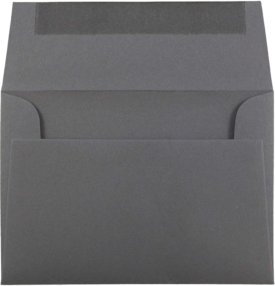 Dark Smoke Gray 28lb A1 Invitation Envelopes (3 5/8 x 5 1/8)
