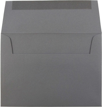 Dark Smoke Gray 28lb A6 Invitation Envelopes (4 3/4 x 6 1/2)