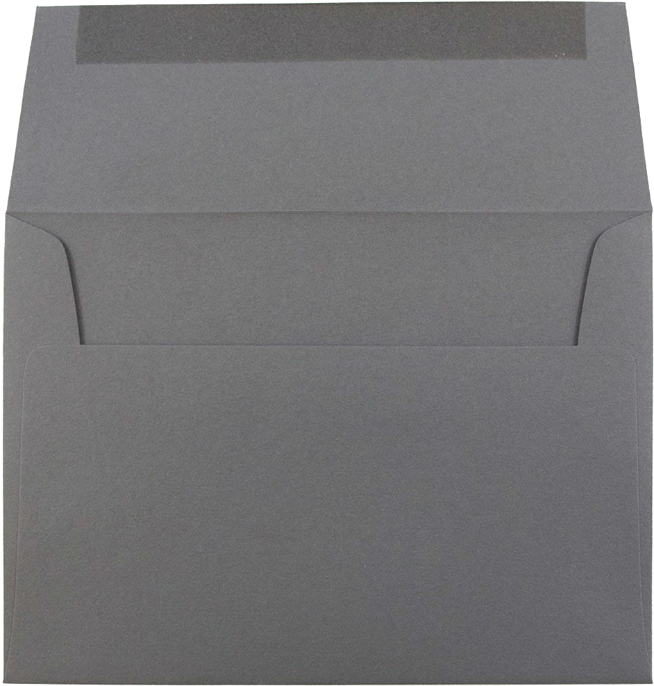 Dark Smoke Gray 28lb A6 Invitation Envelopes (4 3/4 x 6 1/2)