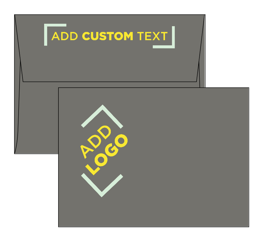 Dark Smoke Gray 28lb A6 Invitation Envelopes (4 3/4 x 6 1/2)