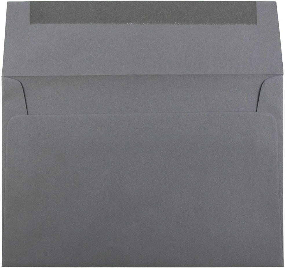 Dark Smoke Gray 28lb A8 Invitation Envelopes (5 1/2 x 8 1/8)