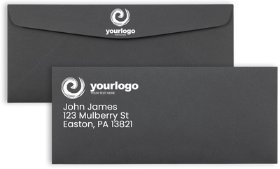 Dark Smoke Gray 28lb #10 Regular Envelopes (4 1/8 x 9 1/2)