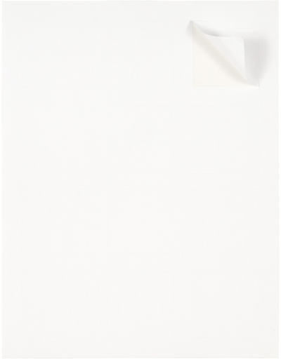 White 2 x 2 Square Labels