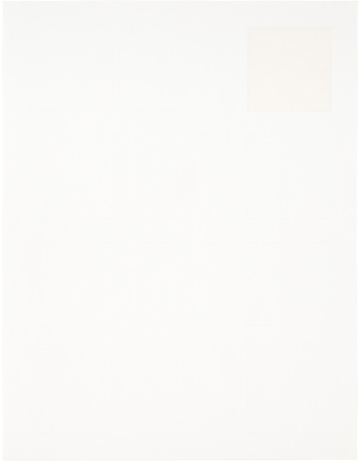 White 2 x 2 Square Labels