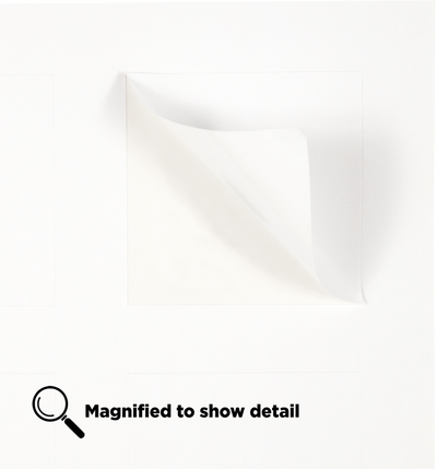 White 2 x 2 Square Labels