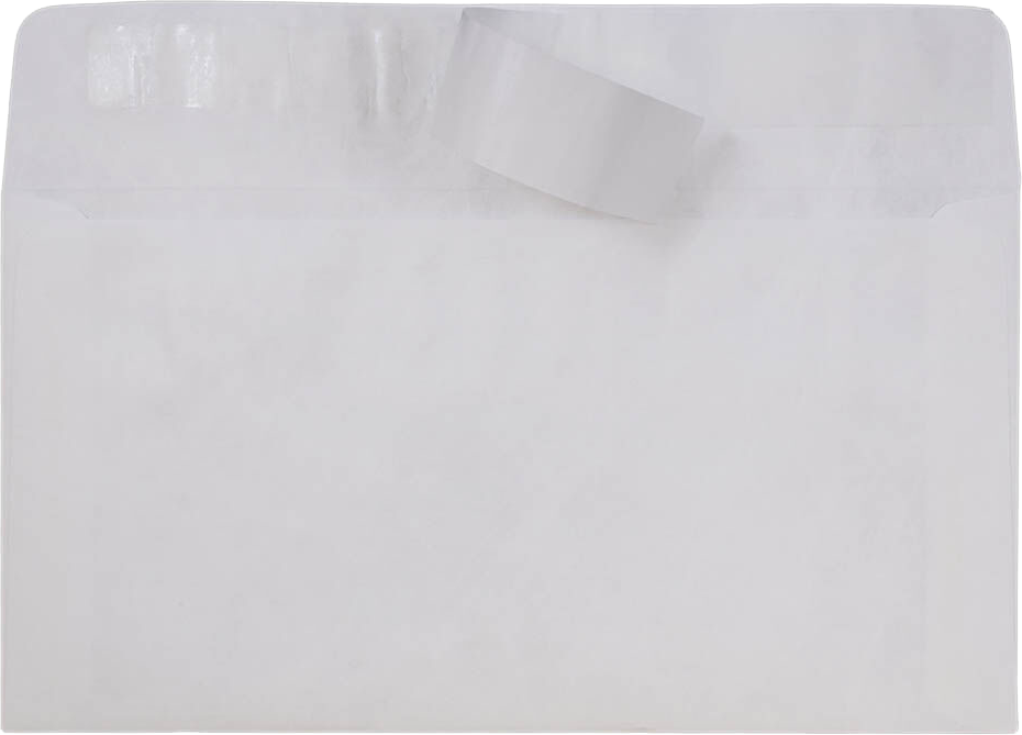White 14lb 6 x 11 3/8 Booklet Envelopes with Peel & Seal