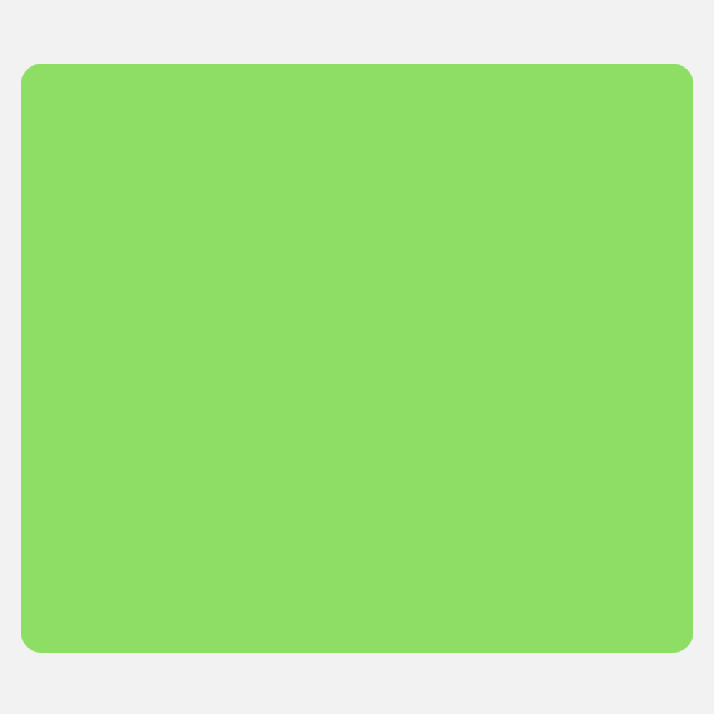 Neon Green 3 1/2 x 4 Inch Roll of Rectangle Labels - Bright Adhesive