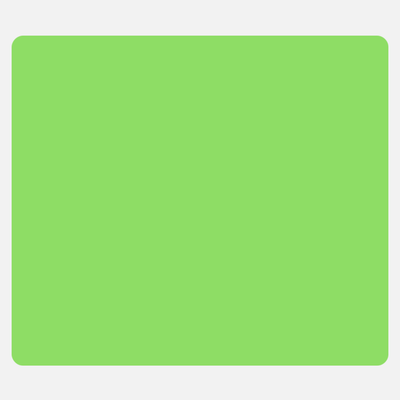 Neon Green 3 1/2 x 4 Inch Roll of Rectangle Labels - Bright Adhesive