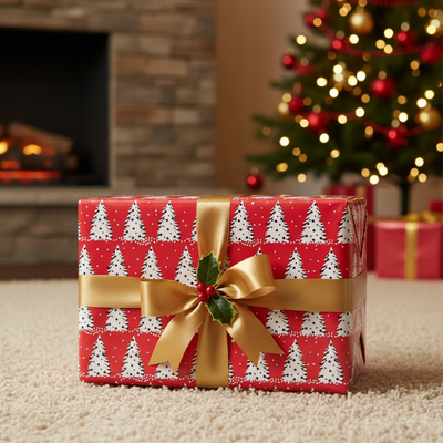 Modern Cheer Assorted Christmas Wrapping Paper Set (115 Sq Ft) - 5 Rolls