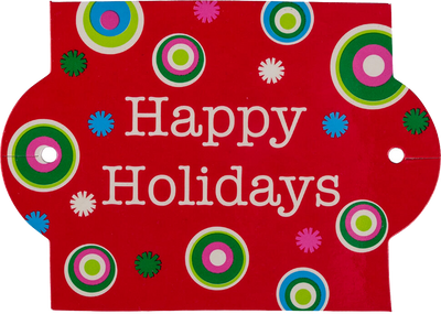 Assorted Christmas Gift Tags (3 x 3) - 4 Pack