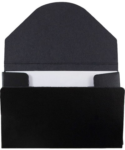 Matte Black Chipboard Business Card Case - 20 Card Capacity