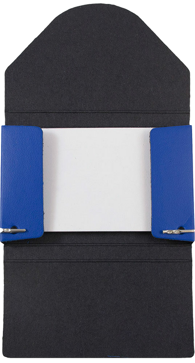 Matte Blue Chipboard Business Card Case - 20 Card Capacity