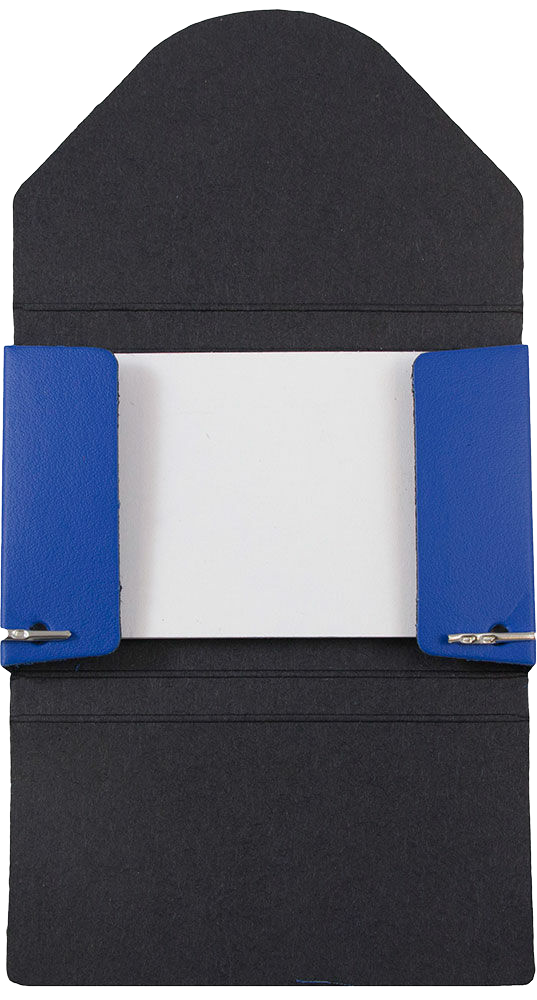 Matte Blue Chipboard Business Card Case - 20 Card Capacity