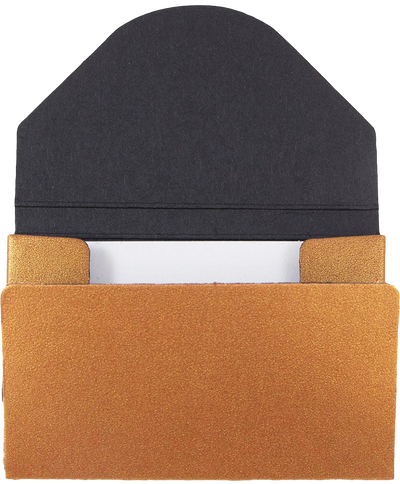 Matte Copper Chipboard Business Card Case - 20 Card Capacity