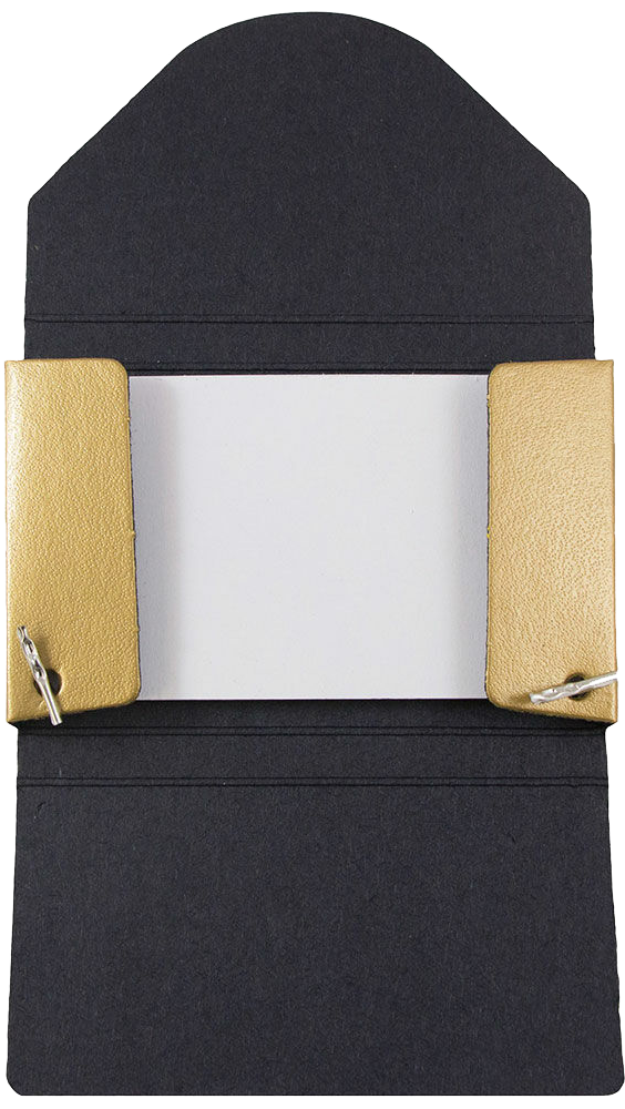 Matte Gold Chipboard Business Card Case - 20 Card Capacity