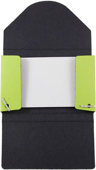 Matte Lime Green Chipboard Business Card Case - 20 Card Capacity
