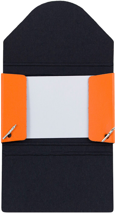 Matte Orange Chipboard Business Card Case - 20 Card Capacity