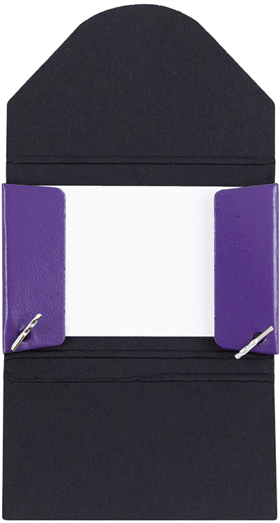 Matte Purple Chipboard Business Card Case - 20 Card Capacity