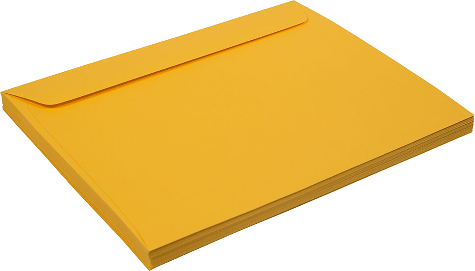 Sunflower Yellow 32lb 9 x 12 Booklet Envelopes