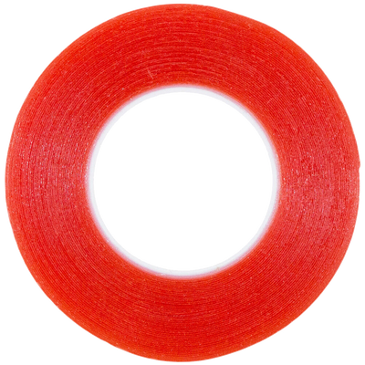 Red Double-Sided Super Tape - 1/2 Inch x 6 Yards