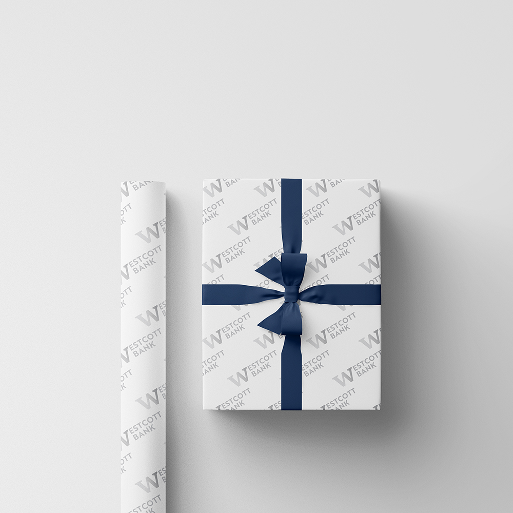 Custom Print Wrapping Paper 29 1/4" x 7' (17 Sq Ft) White Matte