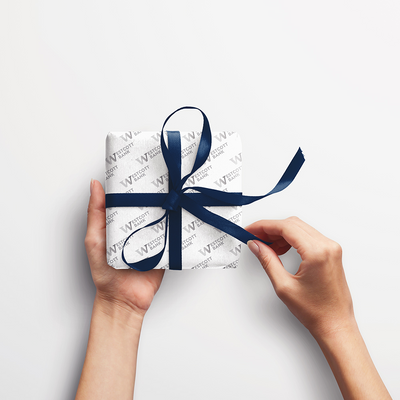 Custom Print Wrapping Paper 29 1/4" x 17 3/4' (43 Sq Ft) White Matte